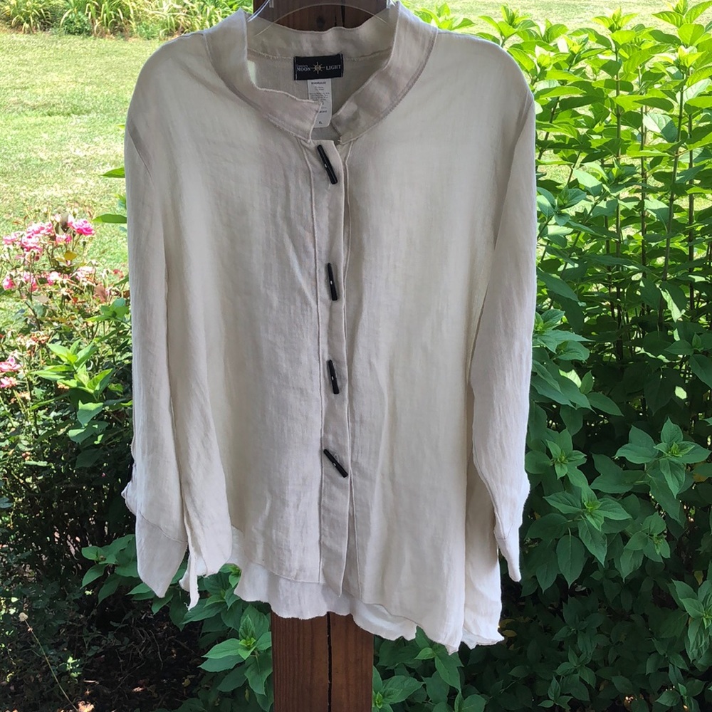 Moon Light Linen Top